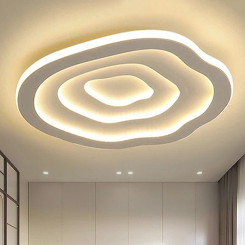 Ripple LED Ceiling Lamp | Modern Flush Mount Ceiling Light For Low Ceilings, Halls and Landings