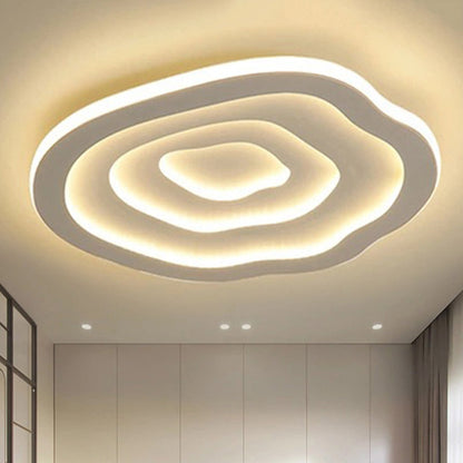 Ripple LED Ceiling Lamp | Modern Flush Mount Ceiling Light For Low Ceilings, Halls and Landings