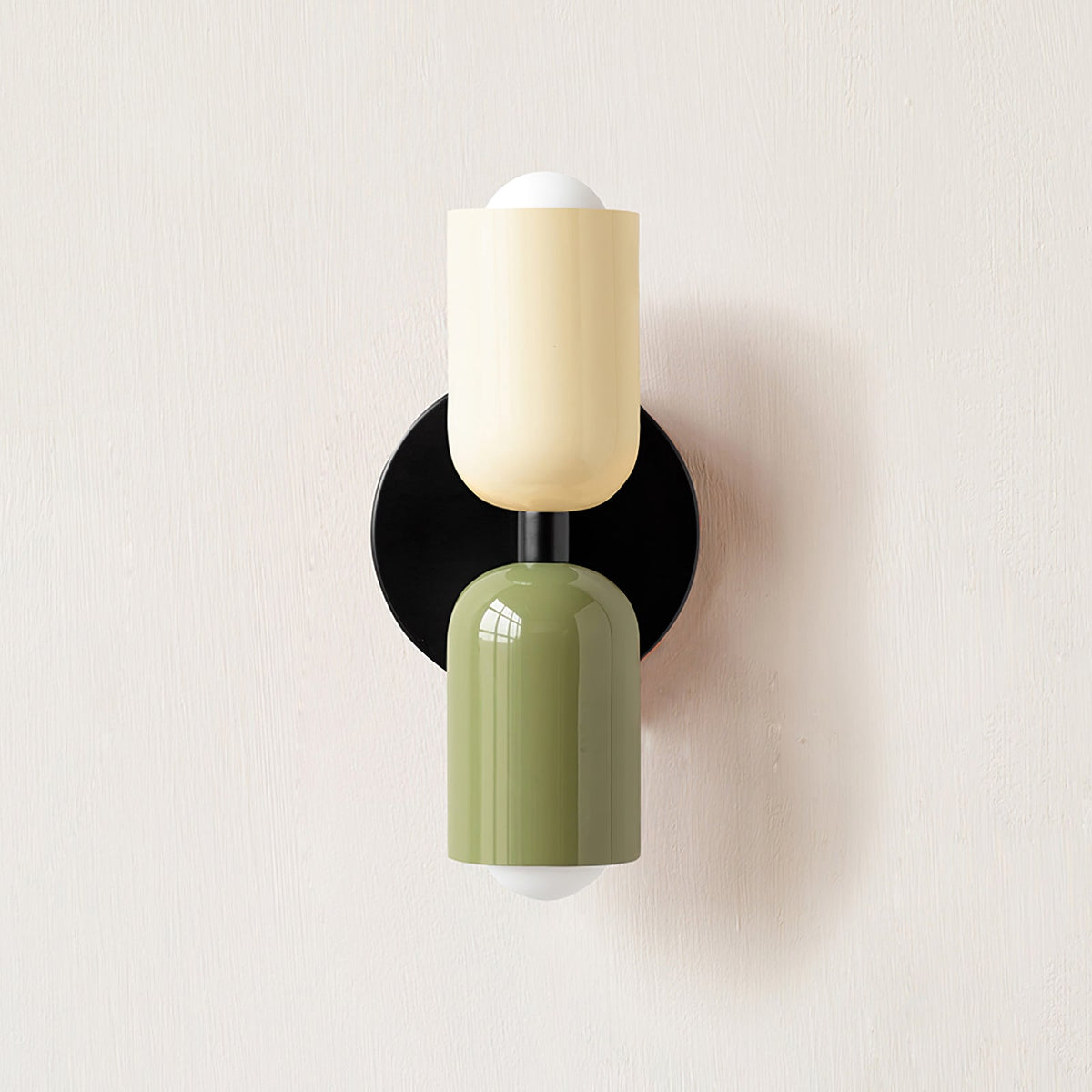 Colourful Bedside Wall Lamp | Nordic Macaron Wall Light In Ten Bold Painted Iron Colourways