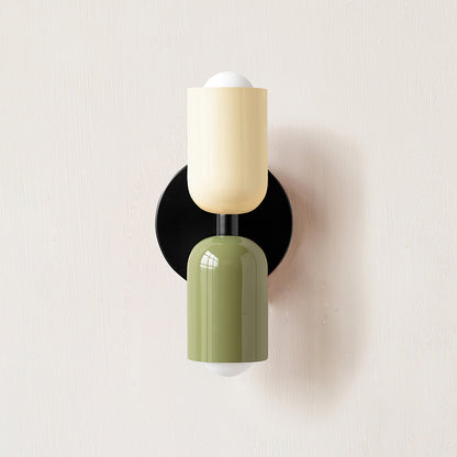 Colourful Bedside Wall Lamp | Nordic Macaron Wall Light In Ten Bold Painted Iron Colourways