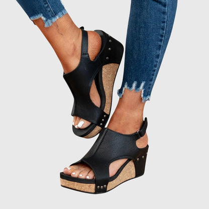 Adela Cushioned Comfort Flat Sandals