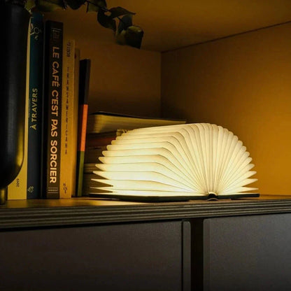 Pagelume Foldable Table Lamp | 360 Degree Rechargeable Book Light For Desks, Beds and Travel