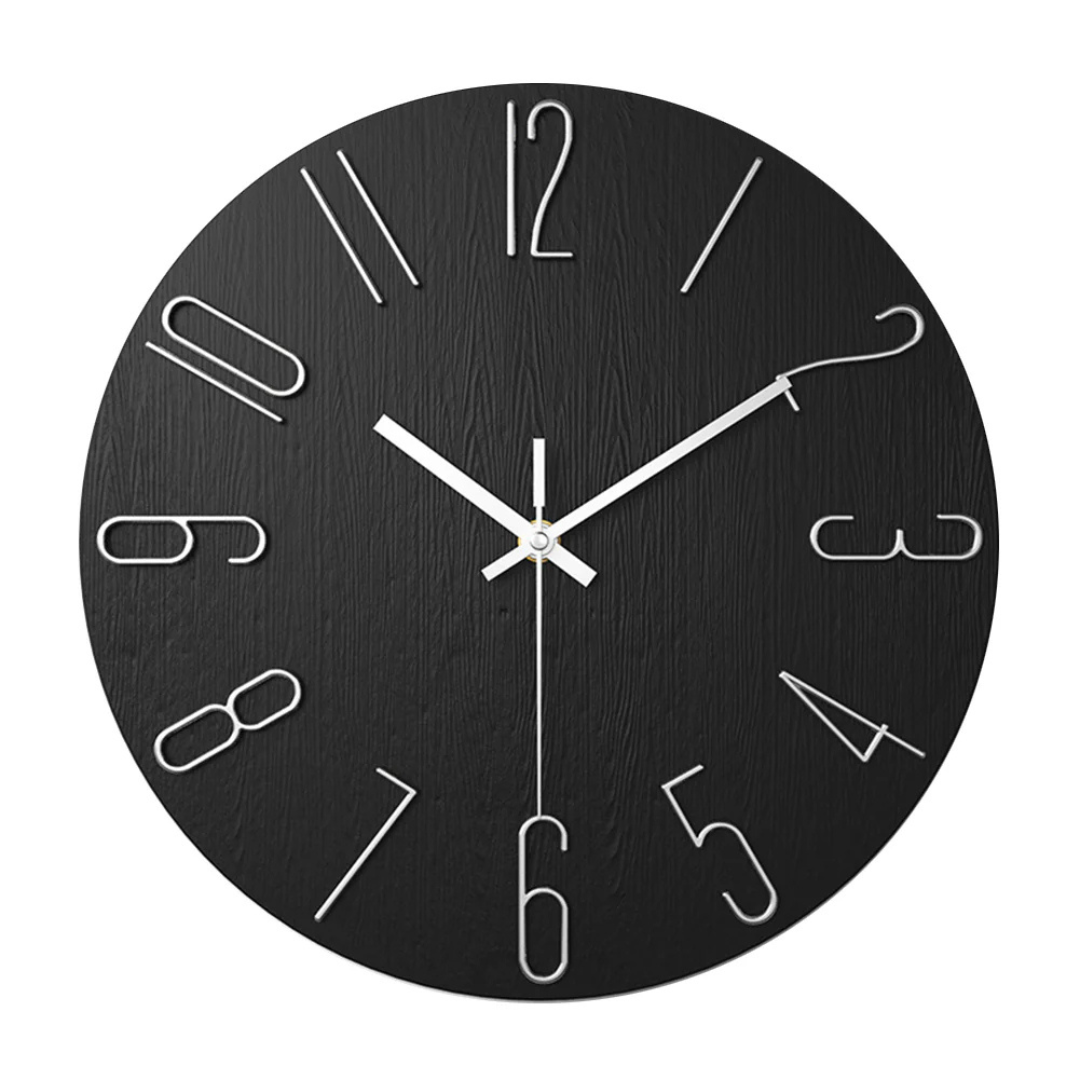 Noble Modern Wall Clock | Minimalist Gold Design For Living Rooms, Hallways and Sideboards