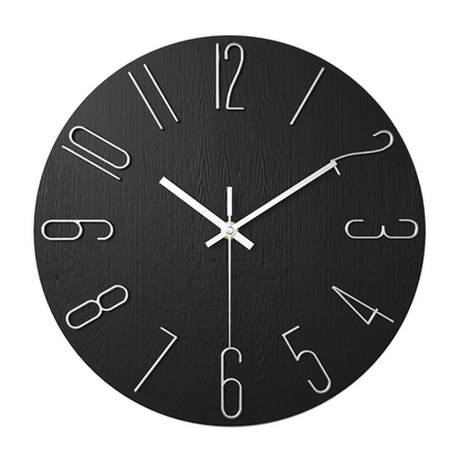 Noble Modern Wall Clock | Minimalist Gold Design For Living Rooms, Hallways and Sideboards