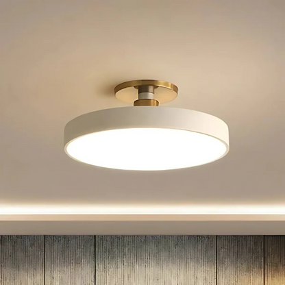 Verrick LED Ceiling Light | Scandinavian Modern Flush Mount For Bedrooms, Halls and Landings