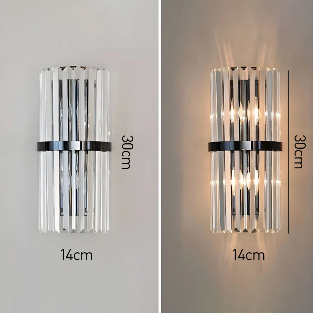 Crystal Wall Light | Modern Stainless Steel G9 Crystal Sconce For Bedrooms and Entrance Halls