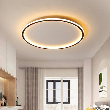 Nordic Disc LED Ceiling Light | Modern Flush Mount Lamp In 40, 50 and 60 Centimetre Diameters
