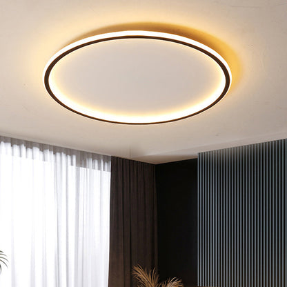 Nordic Disc LED Ceiling Light | Modern Flush Mount Lamp In 40, 50 and 60 Centimetre Diameters