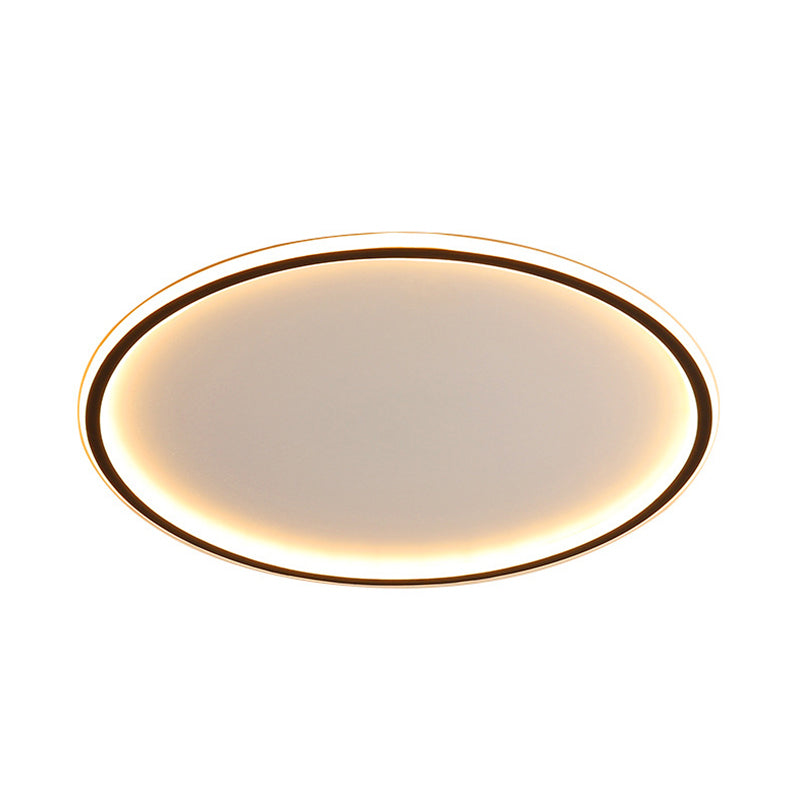 Nordic Disc LED Ceiling Light | Modern Flush Mount Lamp In 40, 50 and 60 Centimetre Diameters