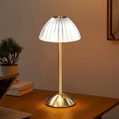 Golden Touch Table Lamp | USB Rechargeable Cordless Light In Gold, Black and White Finishes