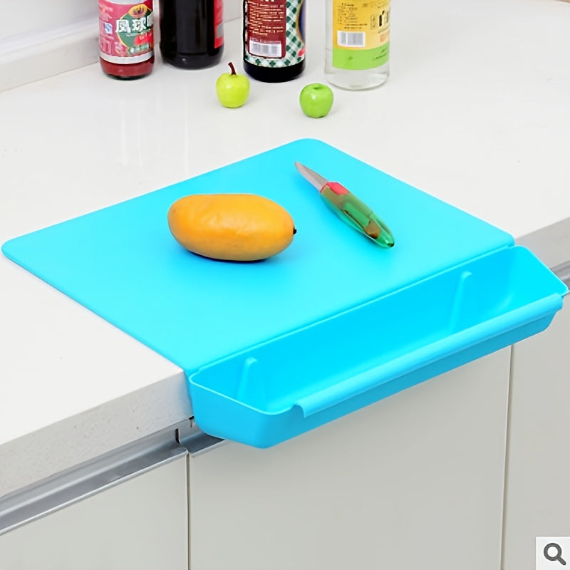 2 in 1 Chopping Board With Storage Box | Portable Cutting Board and Food Holder For Travel