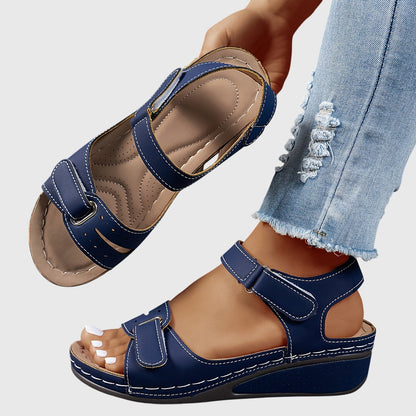 Crystal Embellished Comfort Flat Sandals