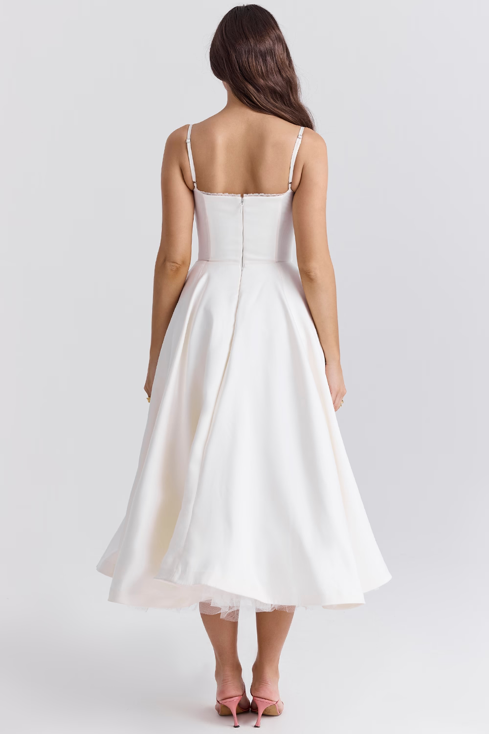 Royale Sculpted Midi Evening Dress