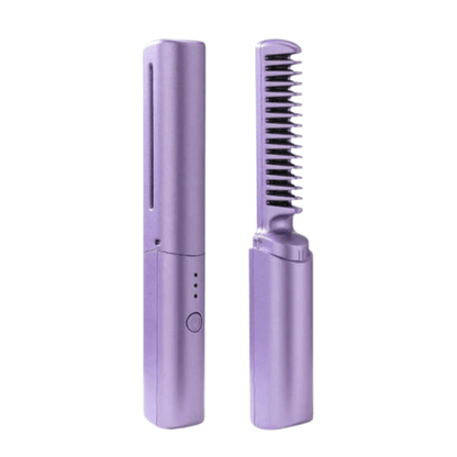 Glosswand Portable Hair Straightener | Compact Fast Heat Travel Flat Iron For Fringes and Touch Ups