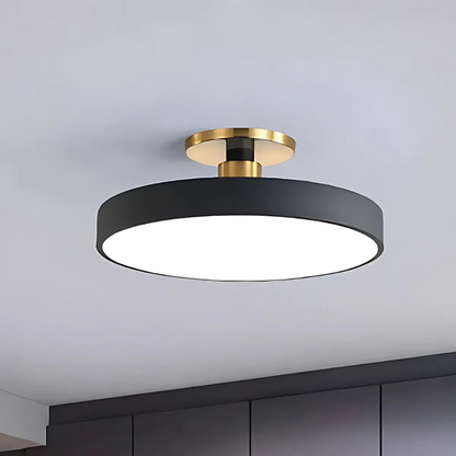 Verrick LED Ceiling Light | Scandinavian Modern Flush Mount For Bedrooms, Halls and Landings