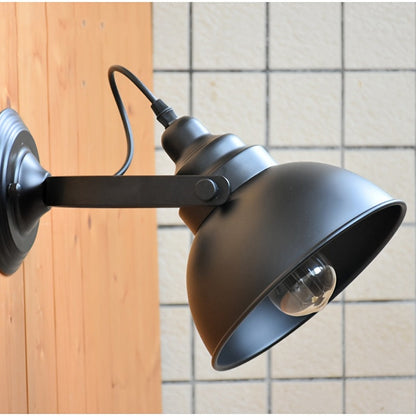 Industrial Vintage Wall Light | Retro Metal Sconce Lamp With An Adjustable Metal Swing Out Arm