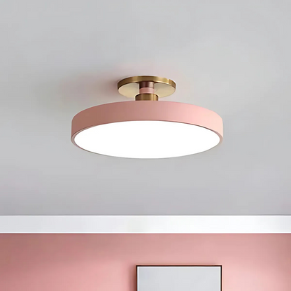 Verrick LED Ceiling Light | Scandinavian Modern Flush Mount For Bedrooms, Halls and Landings
