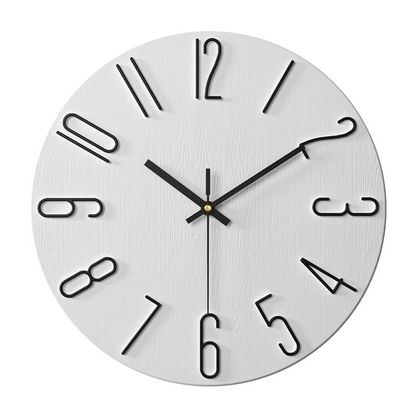 Noble Modern Wall Clock | Minimalist Gold Design For Living Rooms, Hallways and Sideboards