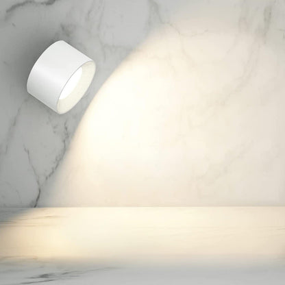 USB Rechargeable LED Wall Light | Cordless Touch or Remote Puck Light In Three Wall Finishes