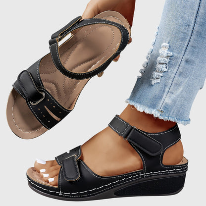Crystal Embellished Comfort Flat Sandals