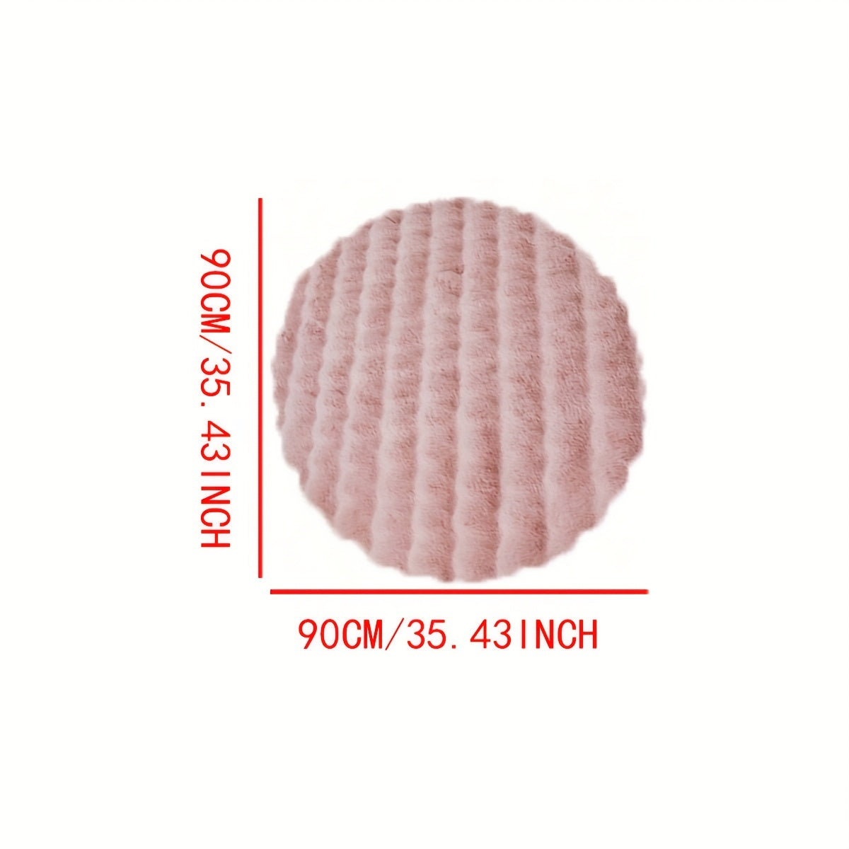 Cloud Comfort Round Bubble Rug | Soft Fluffy Circle Carpet For Bedrooms and Kids Nurseries