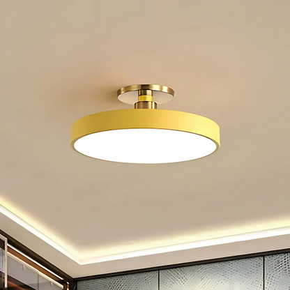 Verrick LED Ceiling Light | Scandinavian Modern Flush Mount For Bedrooms, Halls and Landings