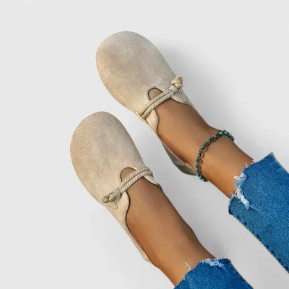 Isabelle Leather-Look Slip-On Loafers