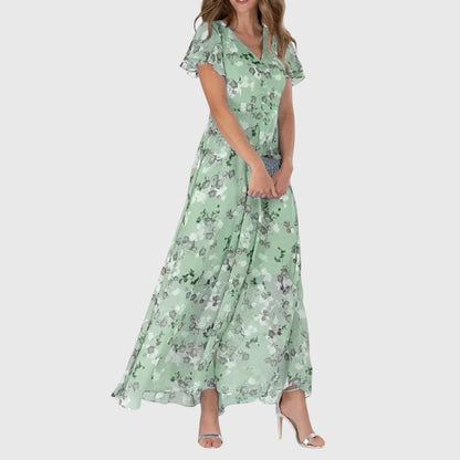 Lola Figure-Flattering Wrap Midi Dress