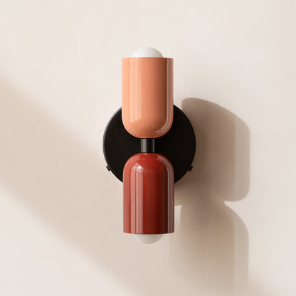 Colourful Bedside Wall Lamp | Nordic Macaron Wall Light In Ten Bold Painted Iron Colourways