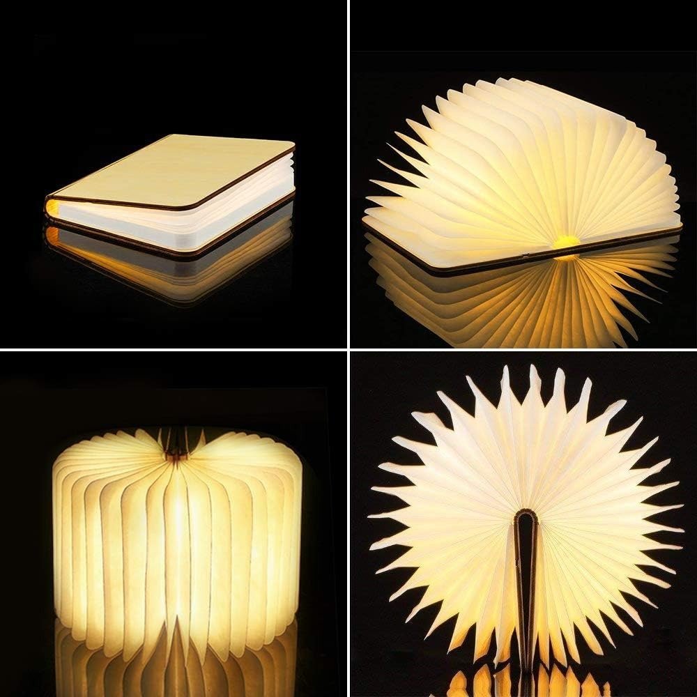 Pagelume Foldable Table Lamp | 360 Degree Rechargeable Book Light For Desks, Beds and Travel