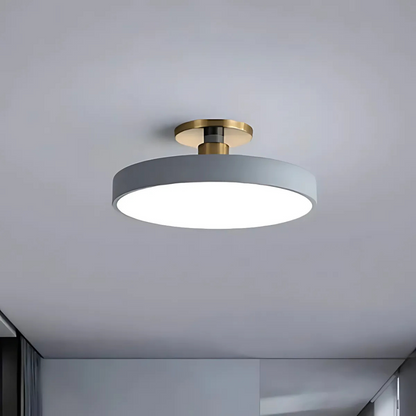 Verrick LED Ceiling Light | Scandinavian Modern Flush Mount For Bedrooms, Halls and Landings
