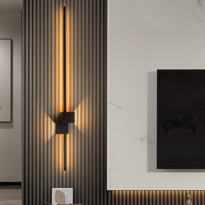 LED Wall Light | Modern Minimalist Indoor Bar Lamp In White, Black or Brushed Gold Finishes