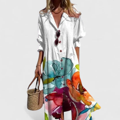 Paula Printed Boho Maxi Dress
