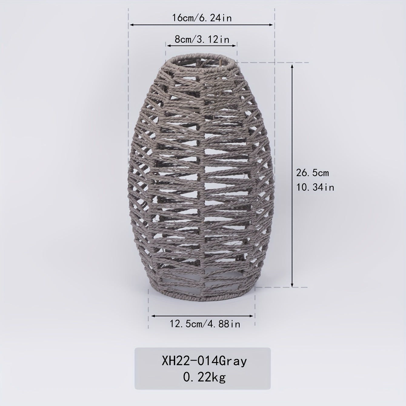 Modern Handwoven Rope Pendant Shade | Natural Woven Tapered Shade In Four Natural Rope Colours