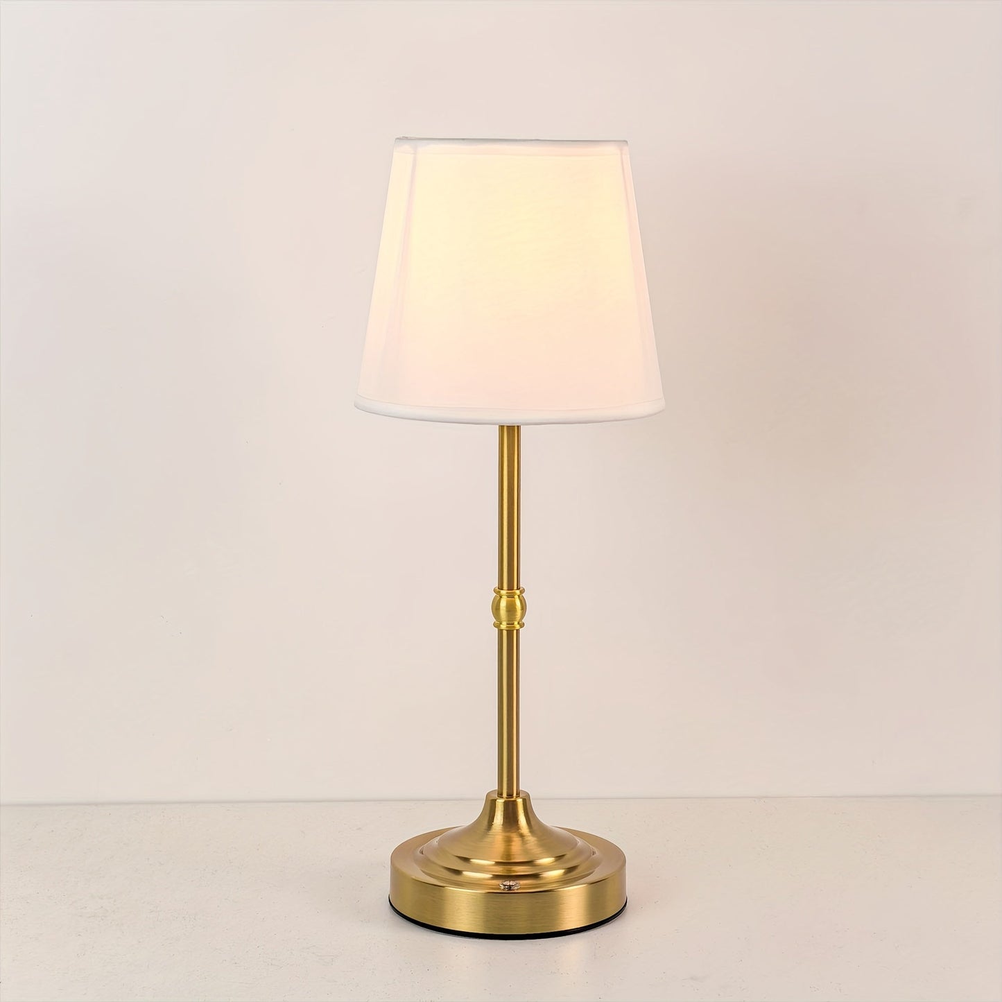 Dimmable Cordless Table Lamp | USB Rechargeable Portable Light In Black or Gold Metal Finish