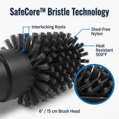 CharLift Grill Cleaning Brush | Bristle Free Heavy Duty BBQ Scraper For Steel and Cast Iron