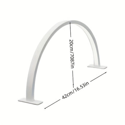 Crescent Moon LED Desk Lamp | Adjustable USB Metal Light For Study Desks and Bedside Tables