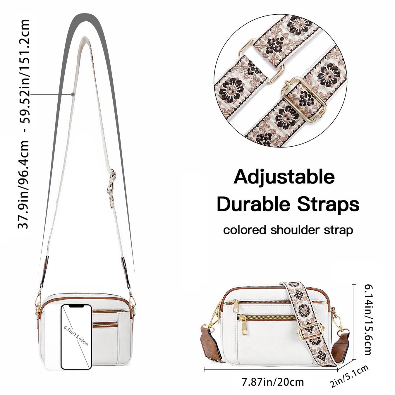 Camilla Structured Leather-Look Shoulder Bag