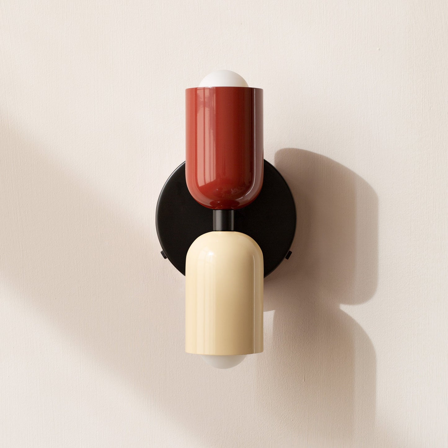 Colourful Bedside Wall Lamp | Nordic Macaron Wall Light In Ten Bold Painted Iron Colourways