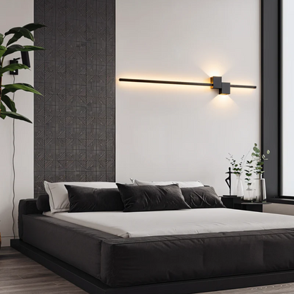 LED Wall Light | Modern Minimalist Indoor Bar Lamp In White, Black or Brushed Gold Finishes