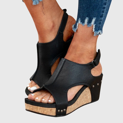 Adela Cushioned Comfort Flat Sandals