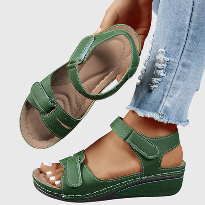 Crystal Embellished Comfort Flat Sandals
