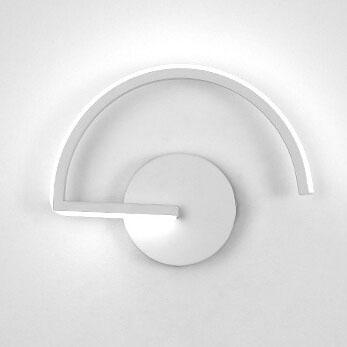 Curves Line LED Wall Light | Modern Minimalist Arc Design In Three Shapes and Two Finishes