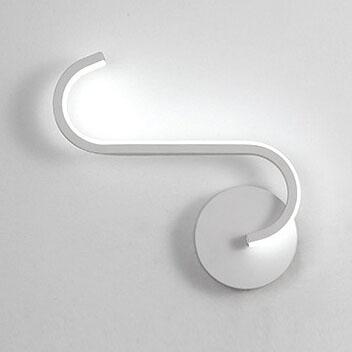 Curves Line LED Wall Light | Modern Minimalist Arc Design In Three Shapes and Two Finishes