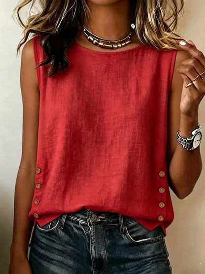 Vela Linen Tank Top