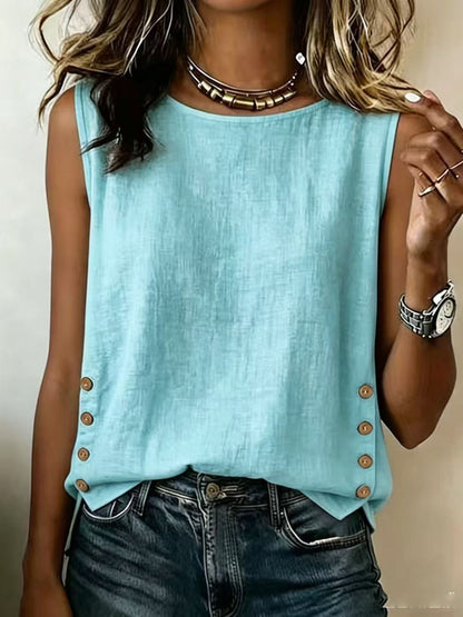 Vela Linen Tank Top