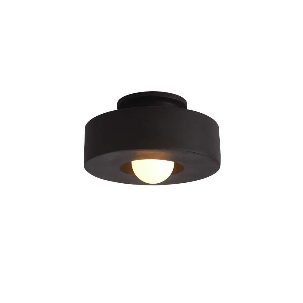 Cylara Ceiling Light | Geometric Nordic Cylinder Design In Three Matte Painted Shade Colours