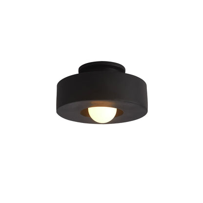 Cylara Ceiling Light | Geometric Nordic Cylinder Design In Three Matte Painted Shade Colours