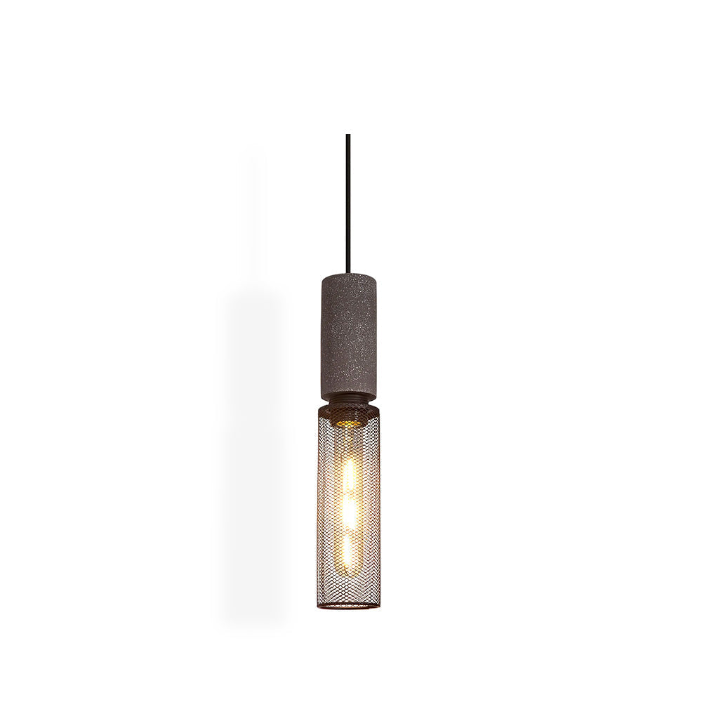 Urban Concrete Pendant Light | Industrial LED Hanging Lamp For Kitchen Islands, Bars and Bedsides