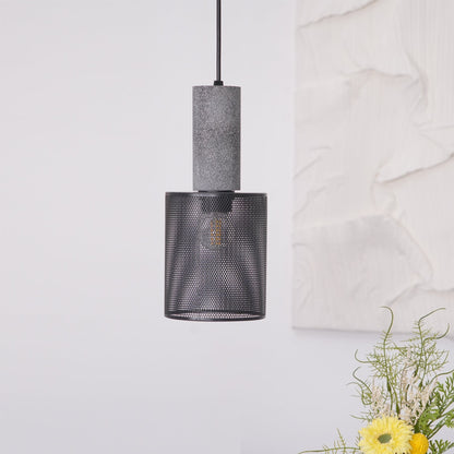 Urban Concrete Pendant Light | Industrial LED Hanging Lamp For Kitchen Islands, Bars and Bedsides